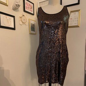 Brown Sequins Michael Kors Dress!